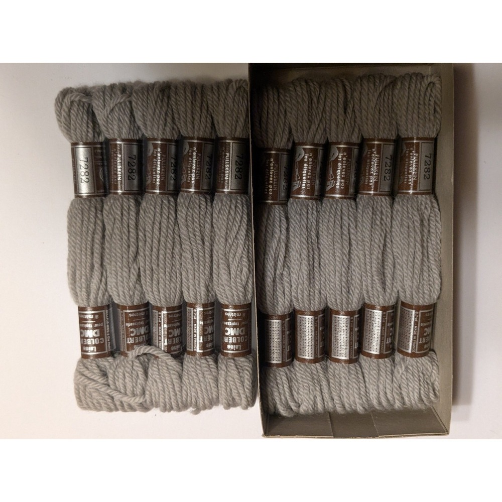10 Skeins Laine Colbert Tapisserie DMC 100% Wool 8 Meters ea #7282 Light Beaver
